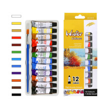 12-Color 6ml Paint Set for DIY Models & Crafts – Safe, Non-Toxic, Great for Art Projects