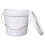 Clean Water Bucket Plastic White 1Pcs 8L 7
