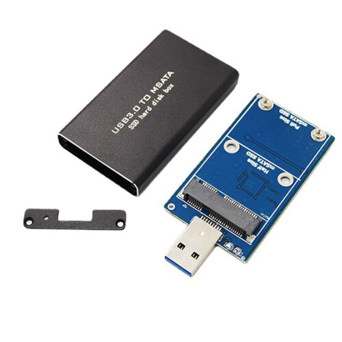 MSATA un USB USB 3.0 un MSATA SSD Enclosure USB3.0 un MSATA Case Hard Disk Adapter M2 SSD External HDD Box HDD Case 2