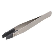 Plastic Tweezers, Comfortable Hand Feel Flat Tweezers For Craft For Semiconductor For Electronics