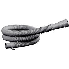 Tuyau d'évacuation pour lave-linge (2 m), compatible avec la plupart des machines, avec 1 collier de serrage.