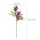 Artificial Berry Stem Red Plastic 1Set 6