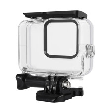 Waterproof Case for GoPro Hero 9, High-Permeability Tempered Glass, Keeps Photos Vivid & Clear