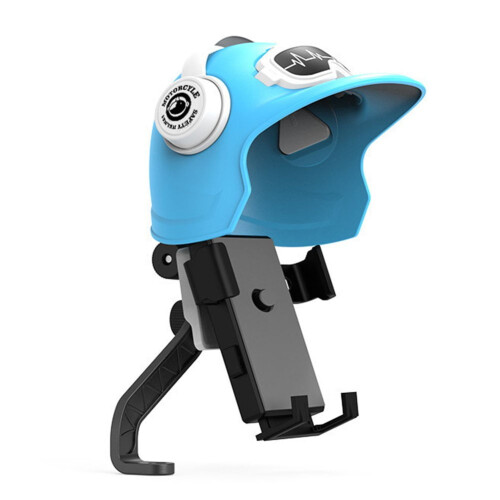Motorcycle Handlebar Phone Mount with Sunshade