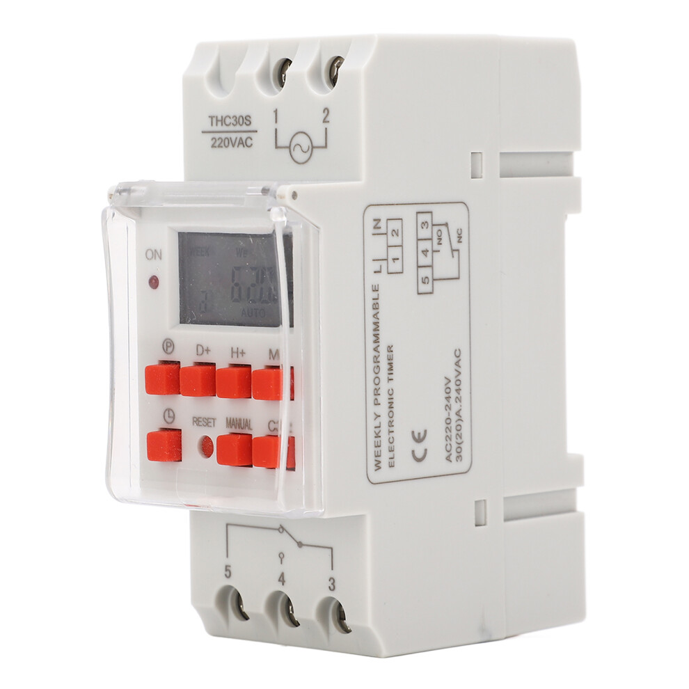 Digital Timer With Lcd 1 Sec - 168 Hrs Programmable 220V-240V Ac 8771387630440
