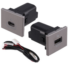 Autoladebuchse QC3.0 und Typ C PD Ladesteckdose Sicherungskasten Netzadapter für Focus 2 Mk2 2009-2011