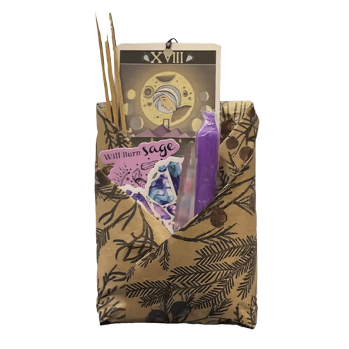 Blind Date Tarot & Oracle Deck Bundle (2-in-1), Compatible with Blind Date with A Deck – Mystical Divination Set with Crystals, Stickers, Bookmarks