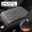 Leather Memory Foam Car Armrest Pad – Widened, Thickened, Soft Support Cushion, Compatible with Universal Armrest Box 6