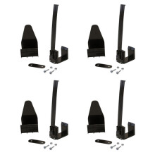 Garage Door Banner Clips Set – Springed Nylon Clamps for 7x16ft Banners, Quick Install, Non-Scratch, Compatible with Halloween/Christmas/Events