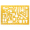 Architectural Engineer Ruler Template 1:50 Scale 4