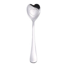 Rainbow Stainless Steel Dinner Spoon Valentine'S Day Love Themed Serving Spoon Table Household Cutlery Utensils Sturdy Colorful Spoon Silverware