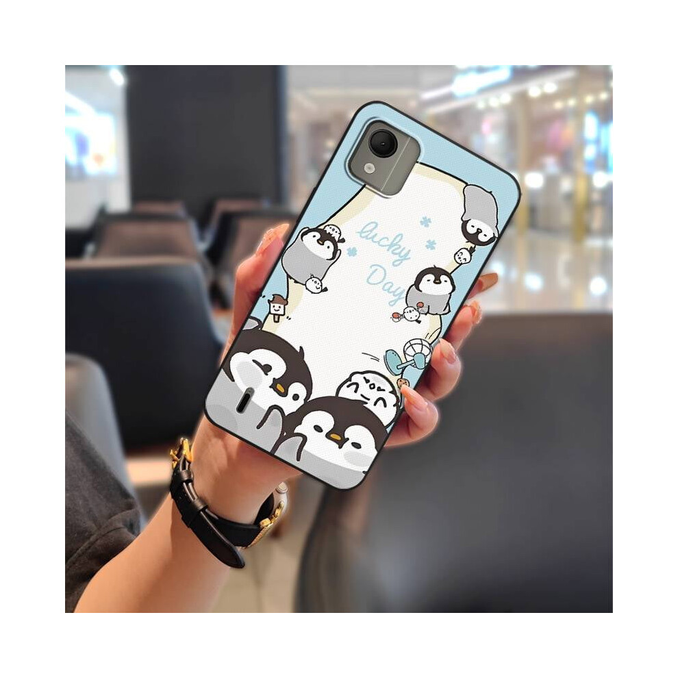 Nokia C110 4G Phone Case – Tpu Soft, Shockproof, Dust-Resistant, Cute Cartoon Graffiti Design 9159796041054