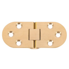 Brass Hinge Brass Butler Tray Hinge for Heavy Duty Folding Desk,2.8"X1.18"X0.08"