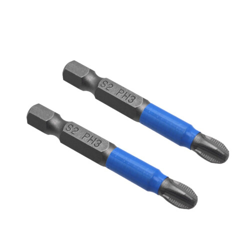 Σετ 12 μαγνητικών μύτων κατσαβιδιού - S2Alloy Steel, εξαγωνικό στέλεχος 1/4 ίντσας, 1
