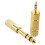 Ibasenice Gold Plated Stereo Jack Connector 2Pcs 7