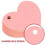 Kraft Paper Tags Heart Shape Pink 50 Pcs 3