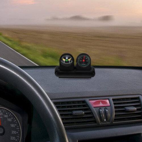 Car Auto Compass and Thermometer Plastic 1Pack 2
