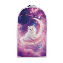 Dust Cover for Kitchen Home Washable, Elastic Coffee Maker Protection 15.94"H x 9.45"L x 7.28"W Cat and Moon Pattern