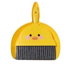 Mini Kids Cleaning Brush & Dustpan Compact Broom Set for Table & Home