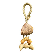 Handmade Natural Shell Wind Chimes – Healing Hand Bells, Jute String & Mixed Shells, Soft Melody for Yoga, Meditation, Relaxation, Home Decor