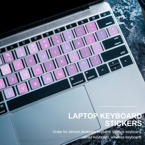 6pcs Universal English Keyboard Replacement Stickers for Computer and Laptop 1