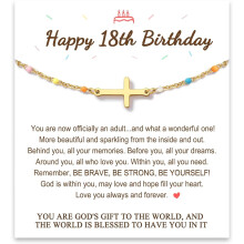 Birthday Gifts for Women Teens, You are God's Gift to The World, Birthday Cross Bracelet for Friend Sister Daughter Granddaughter Niece...