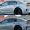 2 pièces de cache-perceuses de custode arrière pour Dodge Charger Enforcer GT R/T Berline 3