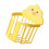 Cute Duck Wall Mounted Tissue Roll Basket PP Removable Shelf Bathroom Kitchen 1