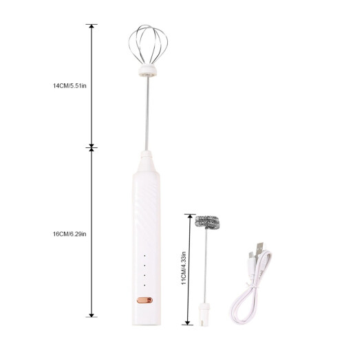 Electric Egg Beater 3-Speed Wireless Double-Head Milk 2