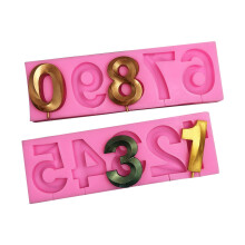Resin Scale Digital Lollipop Silicone Mould Digital Modeling Cake Insert Card Fondant Bow Chocolate Mould