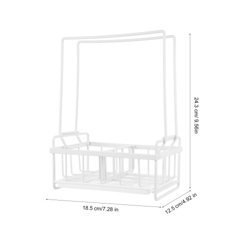 Dishwashing Shelf White 24.3x18.5x12.5 cm 1
