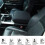 Coperchio bracciolo console centrale nero per Dodge RAM1500 2500 3500 2010-2017 1x 2