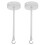 1 Pair Ceiling Hooks for Hanging Light Chandelier Wall Electric Wire Cable Cord 1