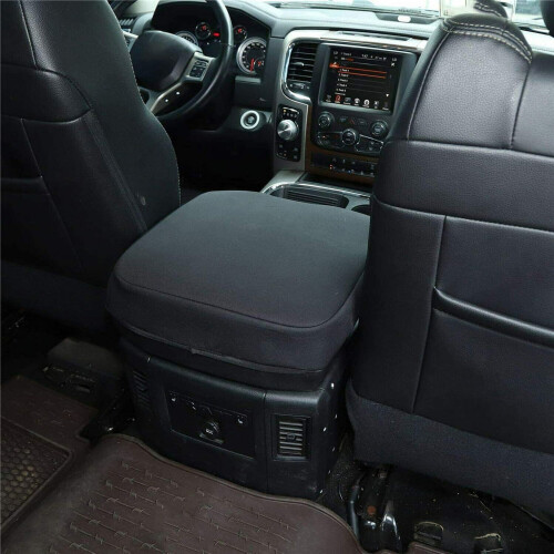 Coperchio bracciolo console centrale nero per Dodge RAM1500 2500 3500 2010-2017 1x 2