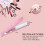 ESTINK Simple Mini Small Size Flat Iron Curler, Ασφαλές για Σγουρά και Ίσια Μαλλιά 1