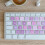 6pcs Universal English Keyboard Replacement Stickers for Computer and Laptop 7