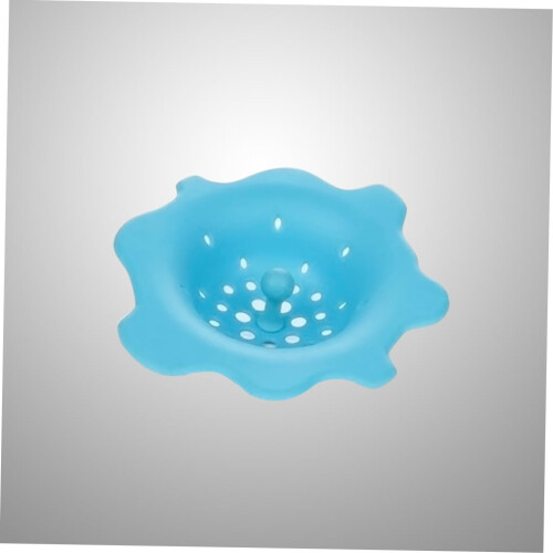Blue Silicone Sink Strainer Durable Filter for Kitchen Bathroom Shower Drain 1