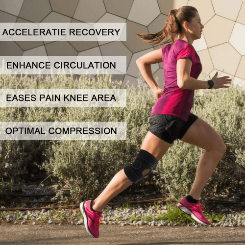 Επιγονατίδα VHALIS – Υποστήριξη ACL/MCL/LCL/Meniscus/Arthritis/Tendonitis, Ανοιχτή Επιγονατίδα, 2