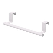Metal Towel Cabinet Rack,9x2.4In Universal Bar Holder,Stainless Steel Towel Bar Holder,White Washcloth Storage Organizer for School,Home