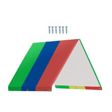 Kids Windproof Outdoor Playgrounds Canopy Replacement Sun Protective 210D Fabric Easy to Maintenance Cover for Backyards