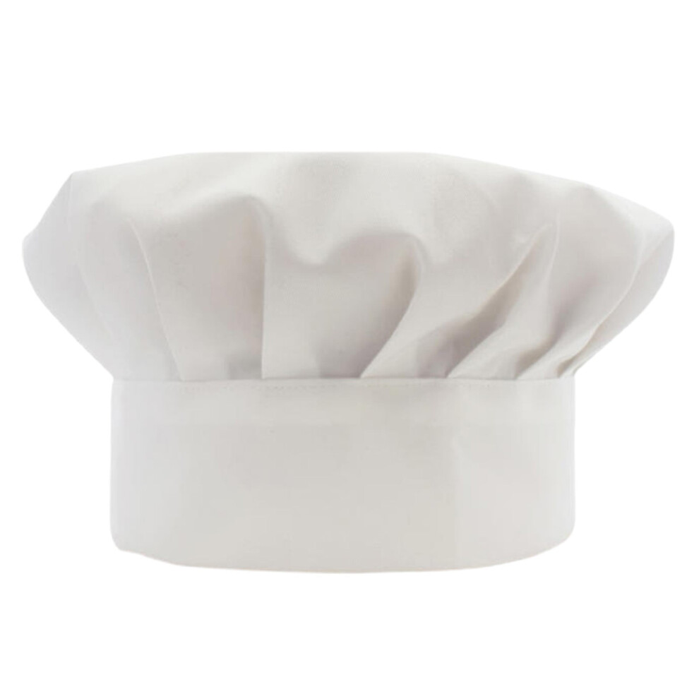 Chef Hat, Adult Premium Adjustable Elastic Baker Kitchen Cooking Chef Cap White 9165521930999