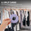 Set of 11 Round Plastic Clothes Separators for Wardrobe Organization and Store Use 3