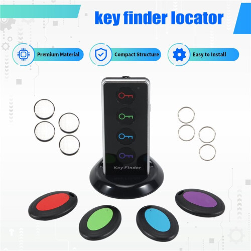 Wireless Key Finder Alarm Reminder Tracker Remote Finder  Activity Tracke for Pet Remote Control Tracking Tracker 1