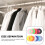 Set of 11 Round Plastic Clothes Separators for Wardrobe Organization and Store Use 6