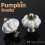 Ivory & Blue Pumpkin Knobs 12 Pack Ceramic Cabinet Knobs Vintage Drawer Pulls - Antique Dresser Pulls with Screws - Blue Flower 5