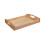 4Pcs Wooden Serving Trays with Handle Rectangular Shape 4