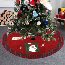Jupe de sapin de Noël améliorée, tablier de base pour loisirs créatifs, fournitures de Noël, décorations F