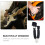 Guitar String Winder Tool with Comfortable Handle for Easy and Fast String Changing Silver 2
