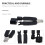 Guitar String Winder Tool with Comfortable Handle for Easy and Fast String Changing Silver 3