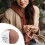 Wool scarf hat set medium coarse hand-woven 1 pc 5